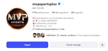 Esta es la página de Manu Gutiérrez en instagram donde publica todas sus entrevistas - crédito @mvpsportsplus/Instagram