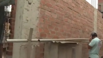 Derrumbe de terreno durante trabajos