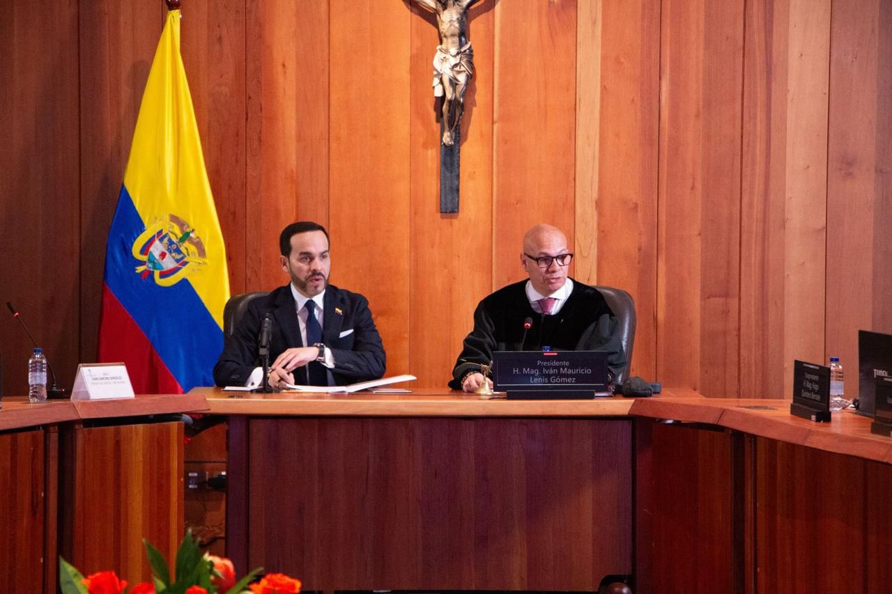 Reunión con Abelardo de la Espriella y la Corte Suprema - crédito @CorteSupremaJ/X
