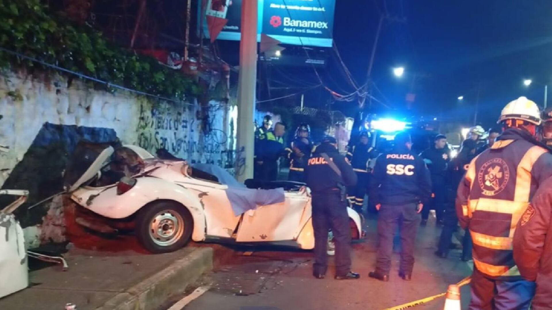 Choque CDMX alcaldía Magdalena Contreras tres muertos (especial)