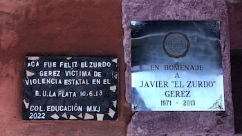 Debajo de un paravalancha, en