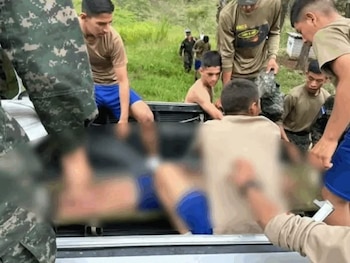 Las instalaciones militares de Zambrano, Francisco Morazán, fueron escenario de la explosión que dejó ocho soldados heridos. (Foto: Cortesía redes sociales)