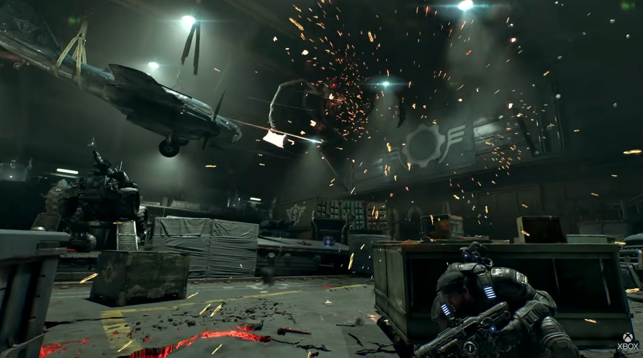 La historia de Gears of War: E-Day transcurre 14 años antes del original y recupera el logro “En serio” junto con objetivos de Campaña, Multijugador y Horda. (Xbox)