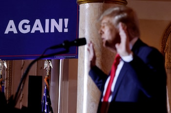 Donald Trump anunció este mes