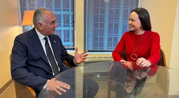 La líder opositora venezolana María