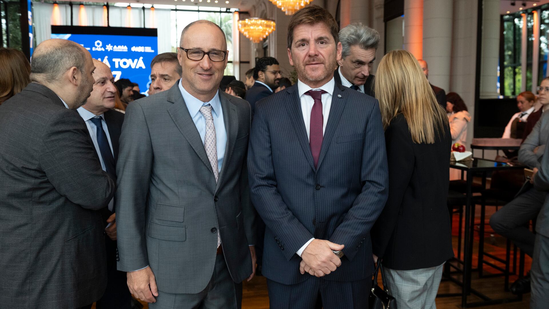 Diego Marías, director nacional de Reforma Política, y el juez federal Andrés Basso, presidente de la Asociación de Magistrados y Funcionarios de la Justicia Nacional