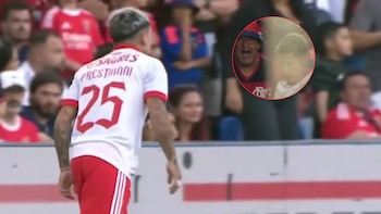 El hostil trato a Gianluca Prestianni en el amistoso Benfica-Flamengo tras el escándalo con Vinícius Jr.