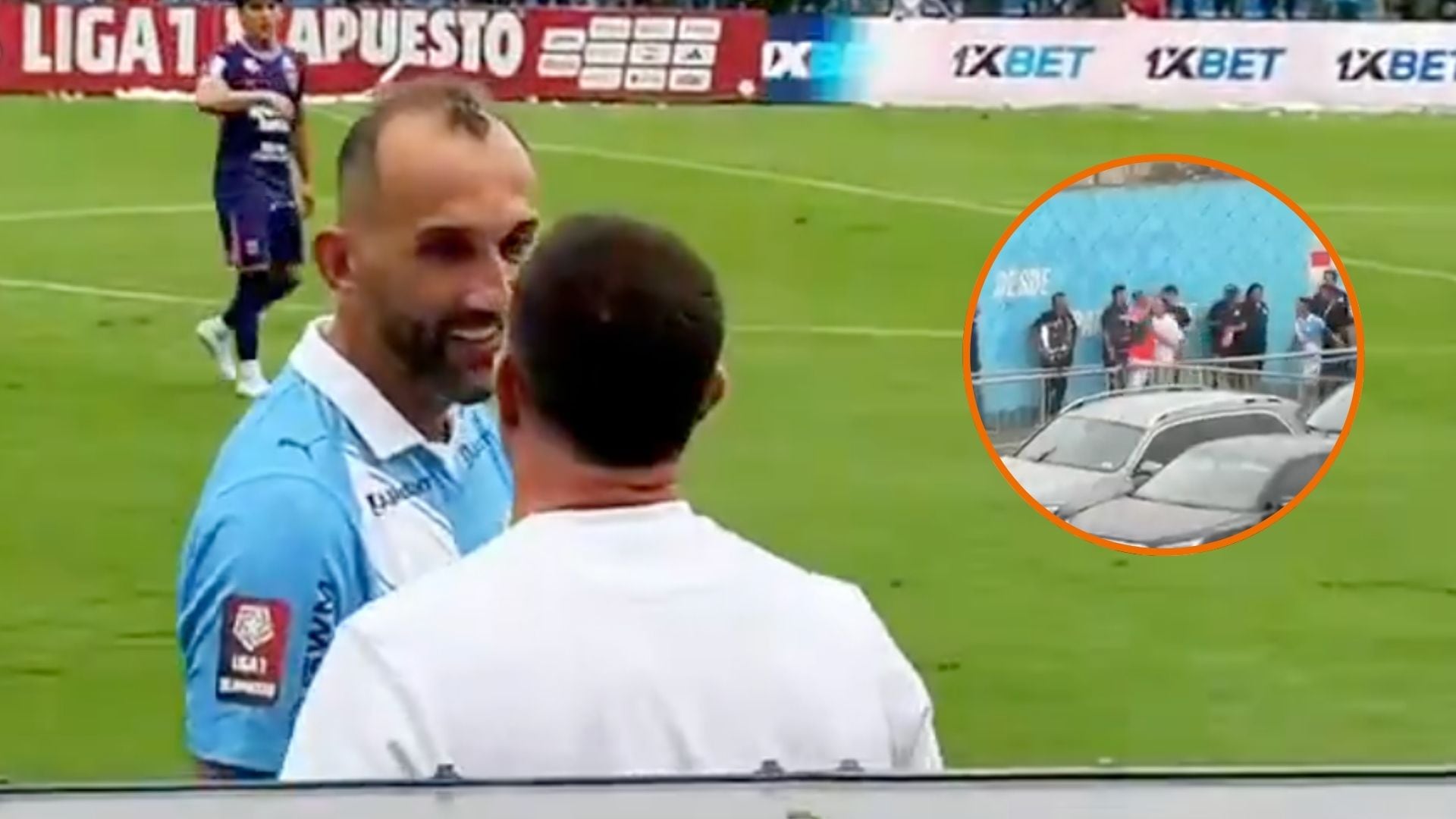La reacción de Hernán Barcos tras su fuerte altercado con Pablo Guede en Sporting Cristal vs Alianza Lima: “Es parte de”