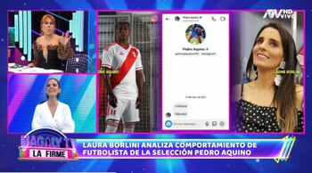 Laura Borlini muestra chat en