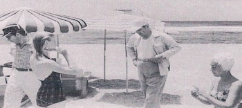 Perón en la playa de