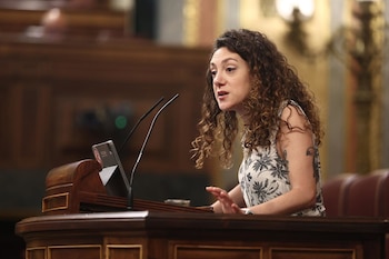 23/07/2026 La portavoz adjunta de Sumar en el Congreso de los Diputados y miembro de Comuns, Aina Vidal, durante la celebración de una sesión extraordinaria del Pleno del Congreso de los Diputados, a 23 de julio de 2026, en Madrid (España).
POLITICA
Eduardo Parra - Europa Press