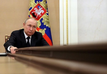 Vladimir Putin. Sputnik/Mikhail Klimentyev/Kremlin via