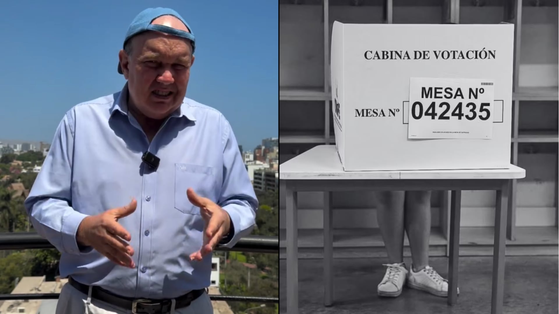 Rafael López Aliaga pide repetir elecciones y convoca protesta en Lima. (Foto composición: Infobae Perú/Captura video: Rafael López Aliaga/Agencia Andina)