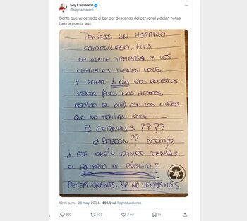 Publicación de X de Soy