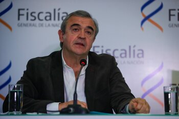 En la imagen, el ministro uruguayo del Interior, Jorge Larrañaga, quien falleció este sábado. EFE/Federico Anfitti/Archivo