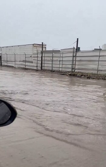 Lluvia deja encharcamientos en zonas