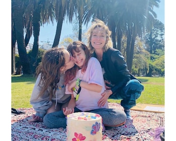 Gloria Carrá junto a sus