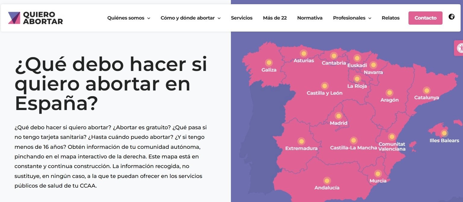 El Gobierno aprueba un RD para destinar 300.000 euros a ampliar los servicios de la web 'Quiero Abortar'