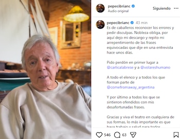 El descargo con las disculpas