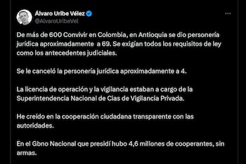 Respuesta de Álvaro Uribe a