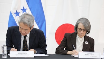Honduras y Japón acuerdan una cooperación histórica de USD 85 millones para modernizar el sistema de agua en Tegucigalpa y Comayagüela. (Cortesía: Cancillería de Honduras)