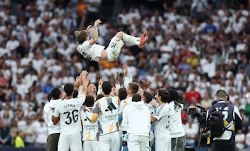 El futbolista croata también voló