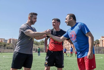 Partido de fútbol Guardia Civil contra Gitanos