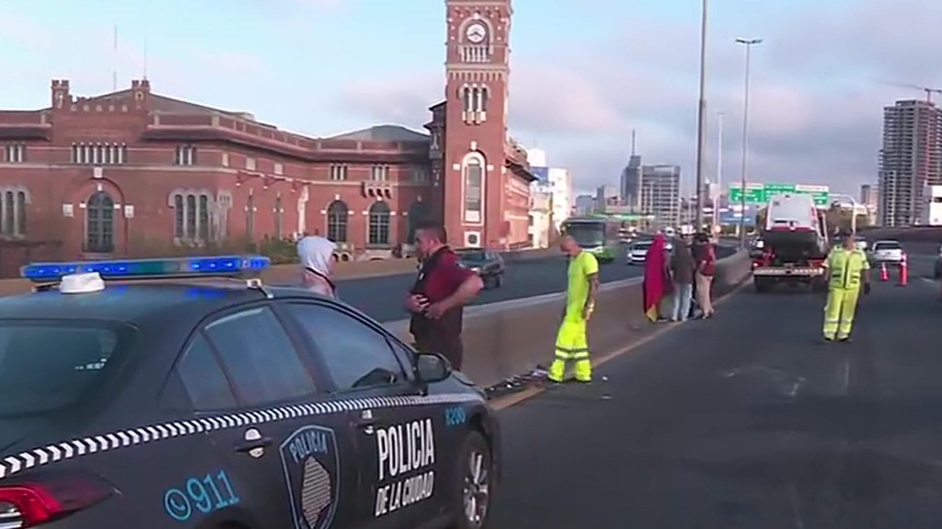 Ocurrió esta madrugada a la altura de la Usina del Arte