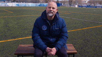 El presidente del Club Argentino, Adrián Varela (Alejandro Higuera López/Infobae)