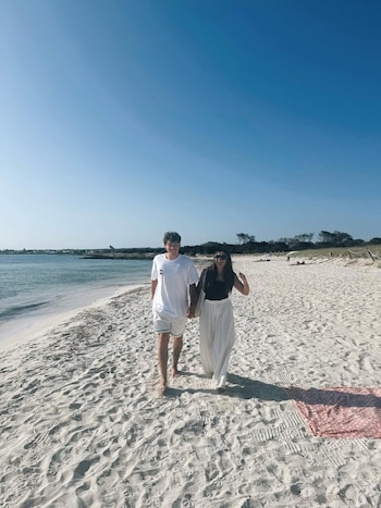 La pareja realizó el anuncio