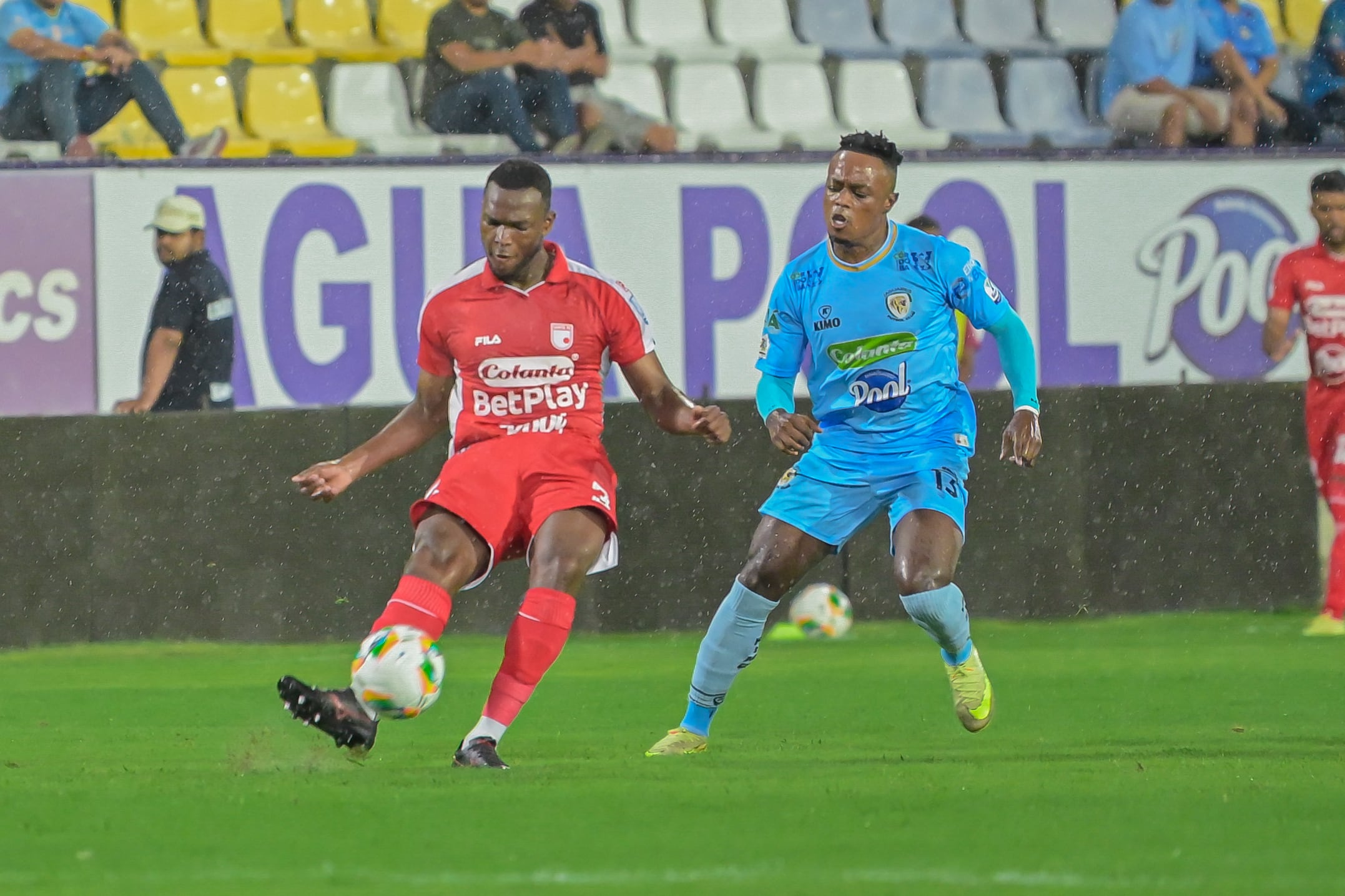 Jaguares superó a Santa Fe por 3-1 en la fecha 7 de la Liga BetPlay - crédito Andrés Felipe Lopez Vargas / Colprensa.