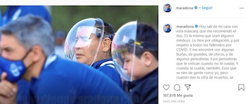 La publicación del astro en