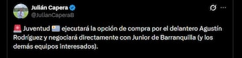 Agustín Rodríguez, delantero que pasó