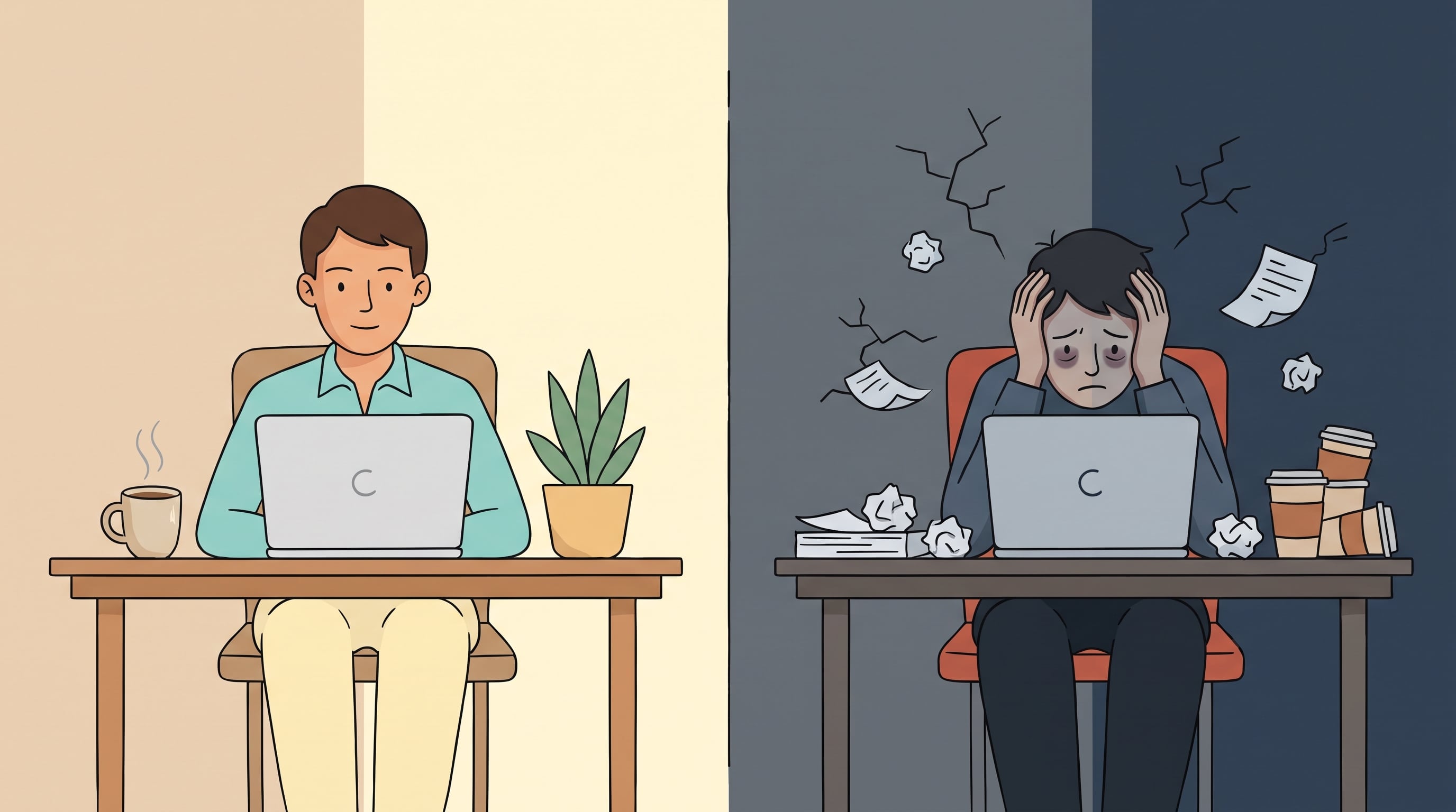 El burnout laboral aparece cuando el estrés sostenido deja de ser pasajero y empieza a afectar la salud mental, la energía y la motivación en el trabajo (Imagen Ilustrativa Infobae)