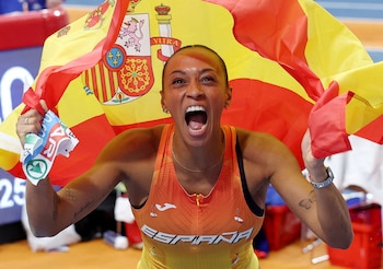 Ana Peleteiro, tras ganar el