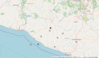 Tembor reportado en Guerrero.
(SSN)