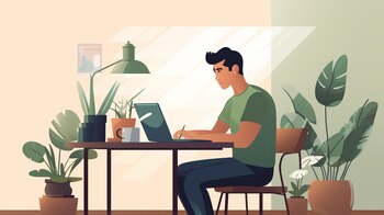 Grupo de profesionales enfocados en