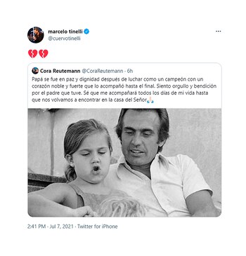 Famosos despiden a Carlos Reutemann
