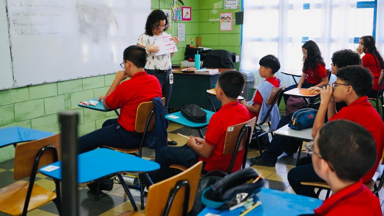 Costa Rica proyecta una reducción del 28 % en su población de entre cinco y 14 años para el año 2033, según la OCDE. (Fuente: MEP)