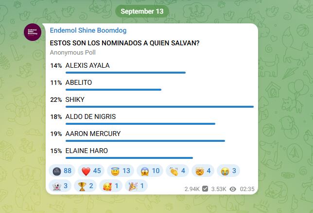 (Captura Telegram)