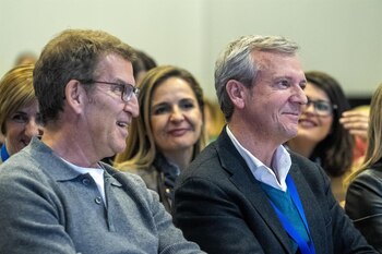 21/01/2024 Rueda y Feijóo durante