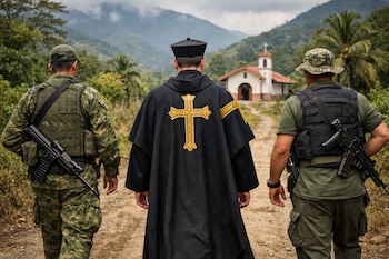 A posição dos sacerdotes tornou-se particularmente vulnerável, uma vez que estão expostos à pressão de grupos armados e às expectativas da comunidade.