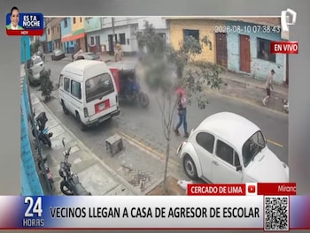 Indignación en Lima: sujeto acusado de agredir a escolar de 15 años fue capturado en Ancón. Captura: 24 horas.
