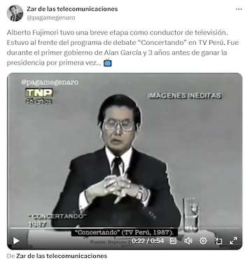 Alberto Fujimori y su corto