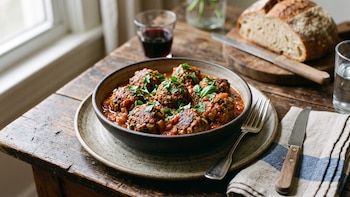 Receta de albóndigas caseras vegetarianas, rápida y fácil
