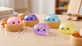 Retiran más de 37.000 juguetes “squishy” de moda por un riesgo mortal: las bolitas de agua pueden causar asfixia y obstrucciones