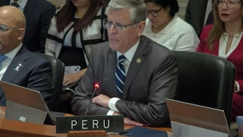 Embajador peruano pide minuto de