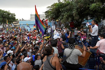Yaku Pérez ha sido dirigente social. (REUTERS/Santiago Arcos)