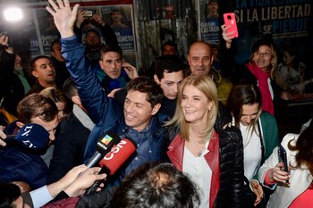 Axel Kicillof y Verónica Magario