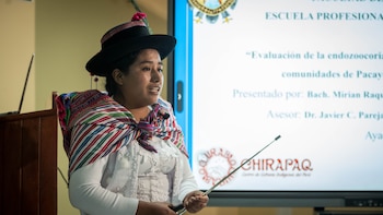 Mirian Quispe vendía quesos para pagarse los estudios y defendió su tesis en quechua: una primera vez histórica en la universidad de Ayacucho